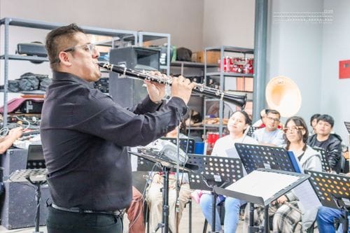 Una clase magistral llena de experiencias y técnicas en los instrumentos de viento