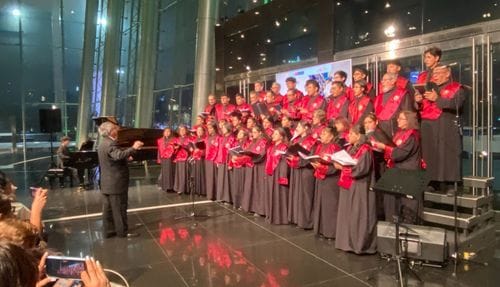 Coro Universitario de San Marcos cerró con gran éxito el X Festival de Coros "Muchas voces, un Perú" en el Gran Teatro Nacional