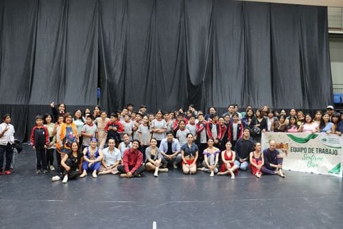 El Ballet San Marcos cautivó a niños y jóvenes con una función didáctica en la Casona