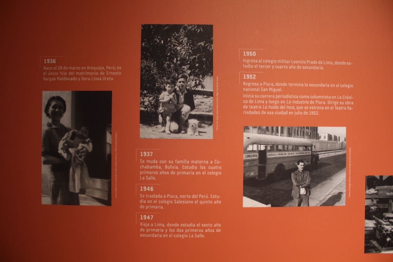 Exposición de la sala Mario Vargas Llosa