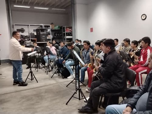 Así se vivió la master class “Ensamble en una banda de música” de Lenin Mendoza