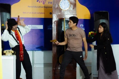 El Teatro Universitario de San Marcos participó en la I Feria Educativa Regional “José María Arguedas” organizada por la Casa de la Literatura Peruana