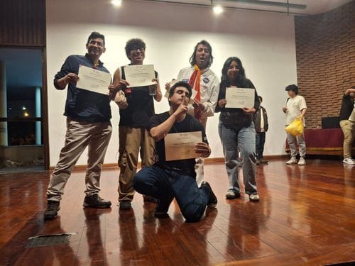 Elenco de IMPRO del Teatro Universitario de San Marcos participa en el “I Intercambio Universitario de Impro – 2025”