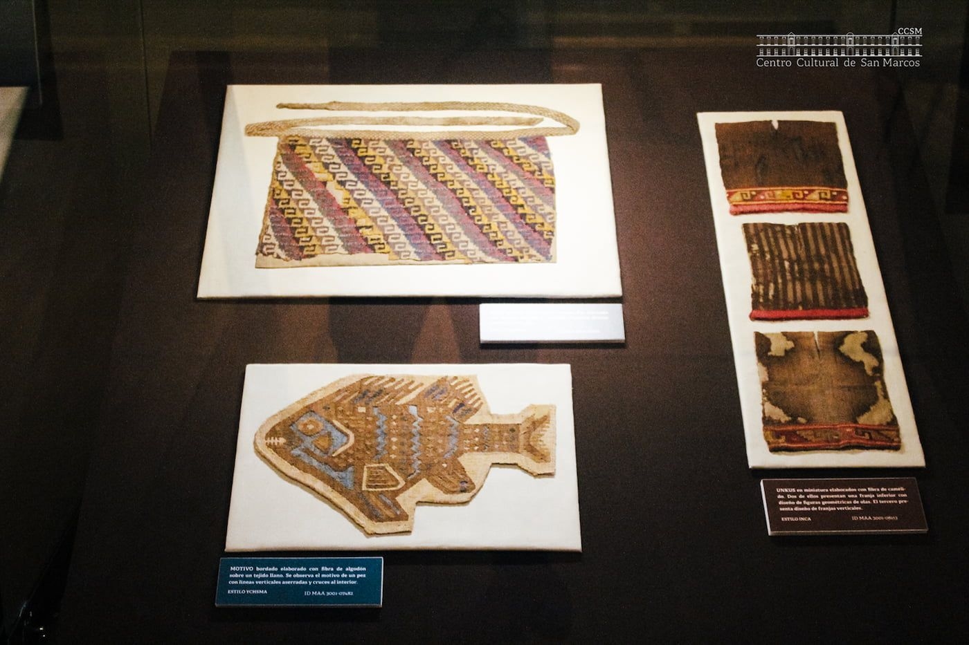 Exposición de tesoros arqueológicos de San Marcos